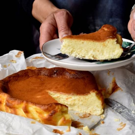 Basque cheesecake - Recipe photo by mama ia blog