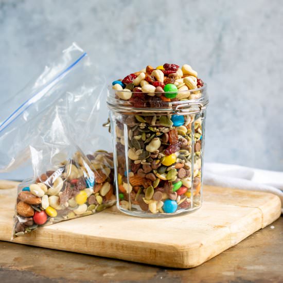 Gorp Trail Mix - Recipe photo by veggie desserts