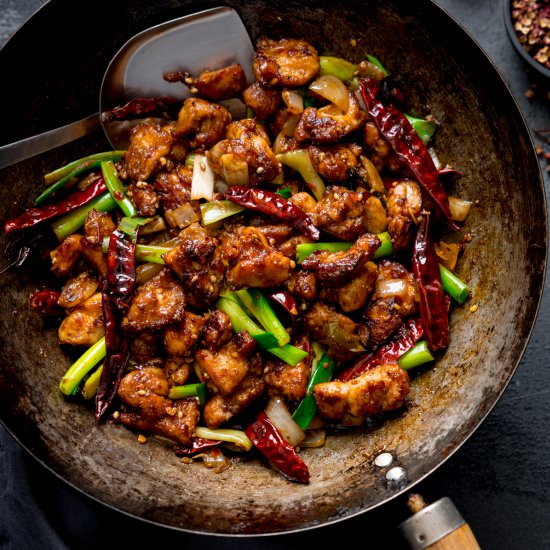 Szechuan Chicken - Recipe photo by KitchenSanctuary