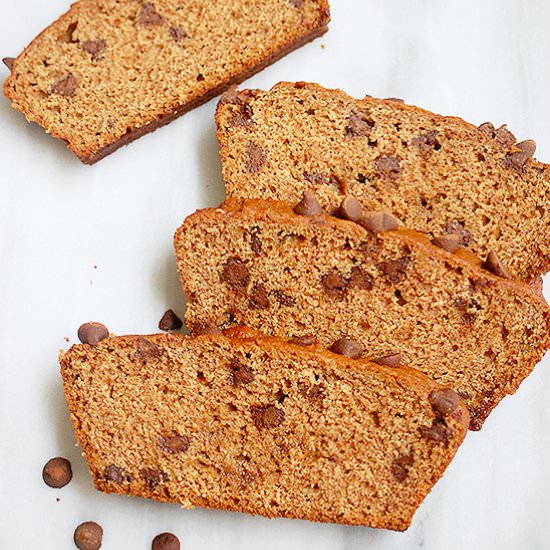 Vegan whole wheat choc chip bread - Recipe photo by evabakes