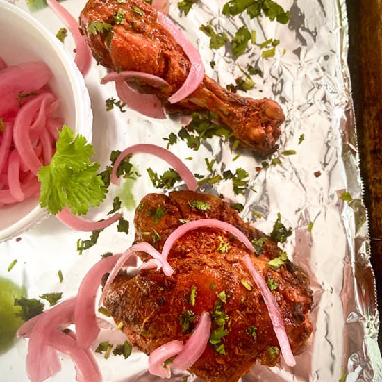 How to make half Tandoori Chicken - Recipe photo by mysavoryadventures