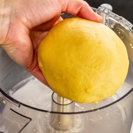 Food Processor Pasta Dough - Recipe photo by PinchandSwirl