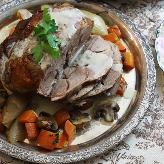 Lamb à la Béchamel - Recipe photo by The Gluttonous Geek