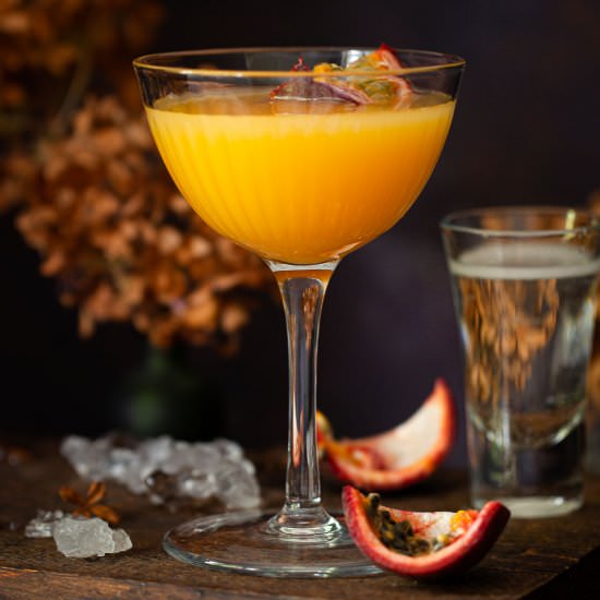 Passionfruit Martini - Recipe photo by littlesugarsnaps