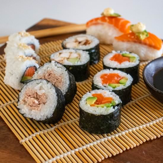 A Beginners Guide To Making Sushi - Recipe photo by ATastyKitchen