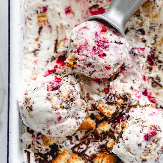 Chocolate Cherry Ice Cream - Recipe photo by jernejkitchen
