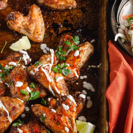 Spicy Baked Chicken Wings - Recipe photo by lostinf00d