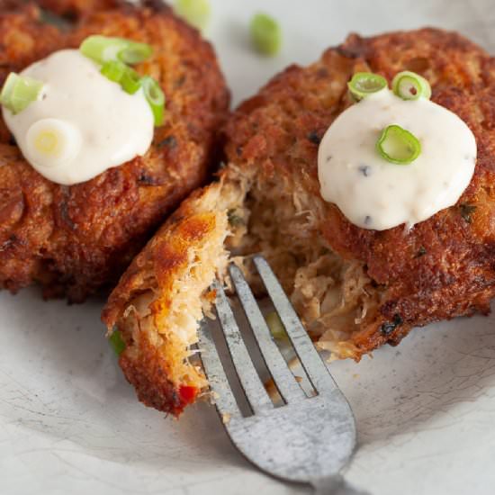 Air Fryer Frozen Crab Cakes - Recipe photo by thymeandjoy