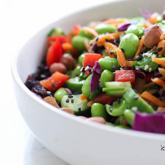 Easy deconstructed sushi bowl - Recipe photo by kneadtocook