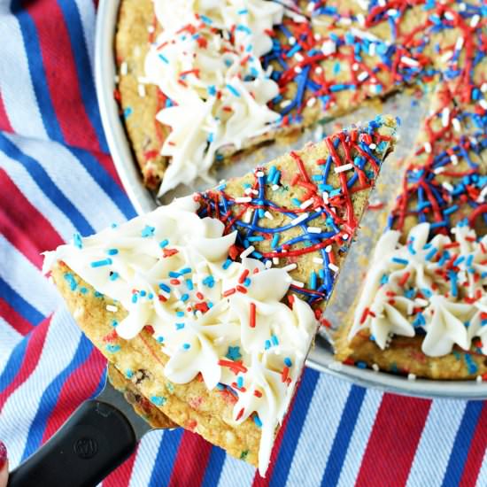 Patriotic Red, White & Blue Cookie - Recipe photo by therebelchick