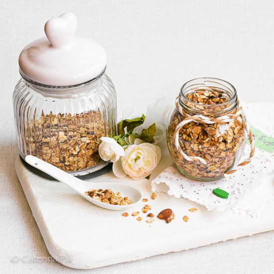 Light homemade granola - Recipe photo by semplicementelight