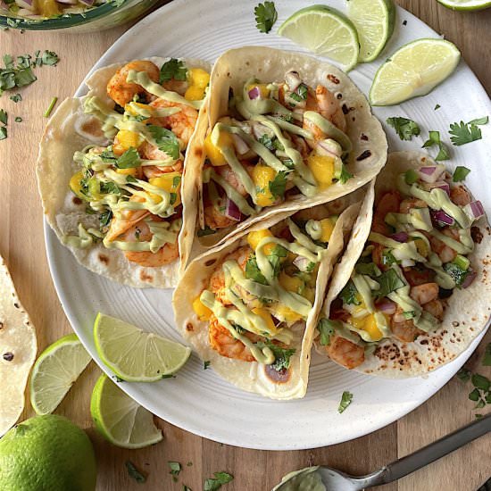 Chili Lime Shrimp Tacos - Recipe photo by purposeintheprocess