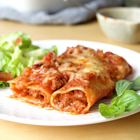 Ground beef cannelloni - Recipe photo by Travel and Food