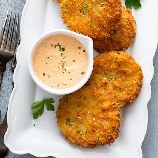Fried Green Tomatoes - Recipe photo by bellyfull
