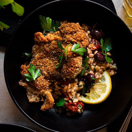 Za’atar Crusted Chicken Thighs - Recipe photo by rhubarbandcod