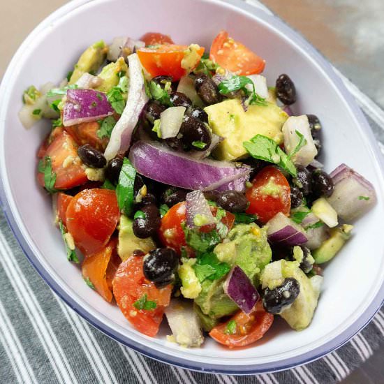 Key Lime Black Bean Salad - Recipe photo by bklynactivemama