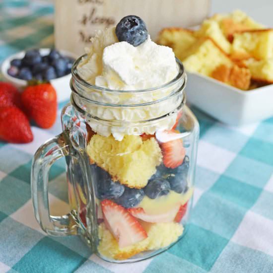 Red White and Blue Berry Trifles - Recipe photo by bklynactivemama