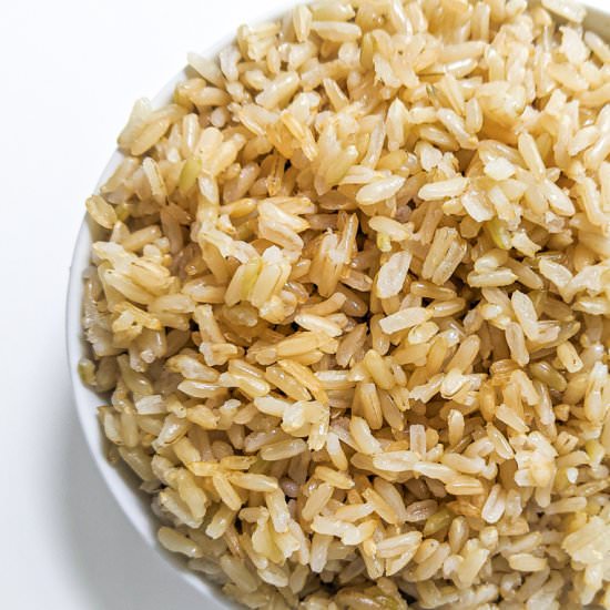Perfect Oven Brown Rice - Recipe photo by bakeroise