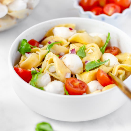 summer tortellini salad - Recipe photo by damnspicy