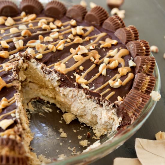 Chocolate Peanut Butter Pie - Recipe photo by browniebites