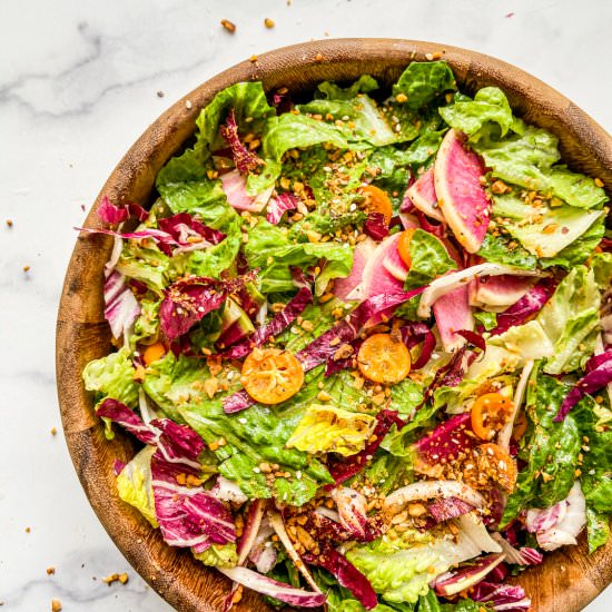 Kumquat Radish Salad - Recipe photo by ThisHealthyTable