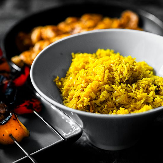 Amazing Rice with Turmeric Recipe - Recipe photo by Chicken Fried Kitchen