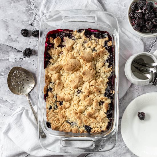 Blackberry Cobbler with Cake Mix - Recipe photo by Chopnotch