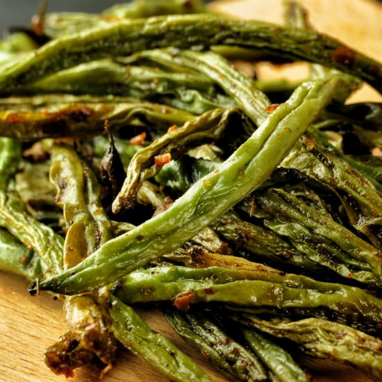 Air Fryer Green Bean Chips - Recipe photo by Mistress Ghee
