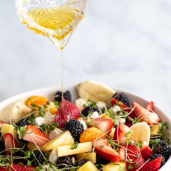 Fruit and Microgreen Salad - Recipe photo by Aredspatula