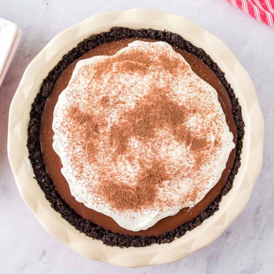 Chocolate Cream Pie - Recipe photo by chocolatesandchai