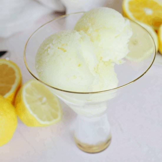 Orange Limoncello Sorbet - Recipe photo by homebodyeats
