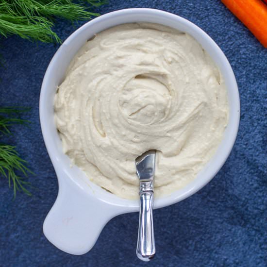 TOFU CASHEW CREAM CHEESE - Recipe photo by Kooky Pizza