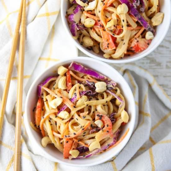 Pad Thai Noodle Bowls - Recipe photo by Tastefulventure