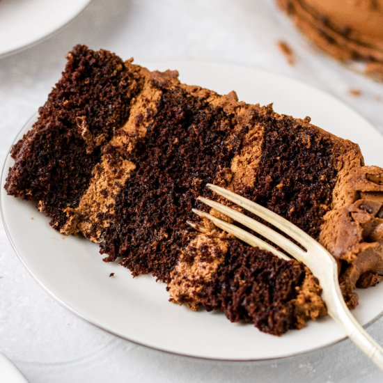 The Most Amazing Chocolate Cake - Recipe photo by gingersnapsbakingaffairs