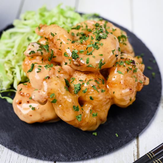 Japanese Ebi Mayo (fried shrimp) - Recipe photo by Sudachi Recipes