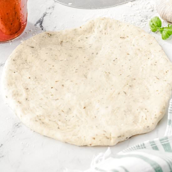 Garlic Herb PizzaDough - Recipe photo by stateofdinner