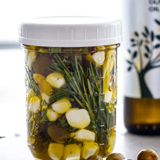 Marinated Mozzarella - Recipe photo by Aredspatula