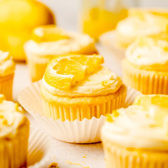 triple lemon cupcakes - Recipe photo by freshaprilflours