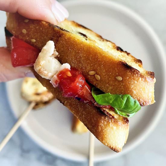 s’mores-style plant-based caprese - Recipe photo by Jackie Newgent