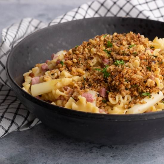Ham Asparagus Lemon Butter Pasta - Recipe photo by dishnthekitchen
