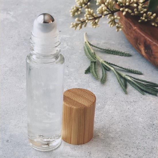 DIY Migraine Relief Oil - Recipe photo by Inspired Edibles