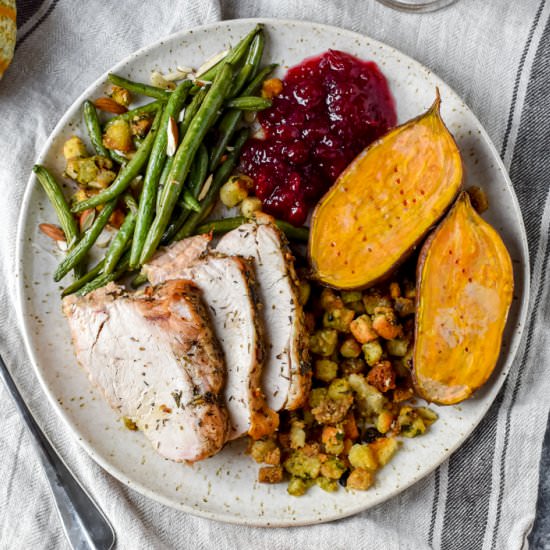 Thanksgiving Dinner for Two - Recipe photo by stressbaking
