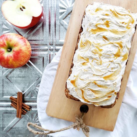 Apple Bread with Cinnamon Frosting - Recipe photo by WhiskingWolf