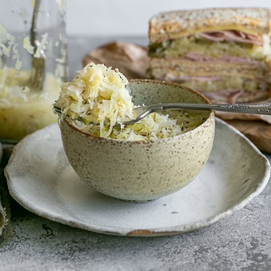 From Scratch Sauerkraut Recipe - Recipe photo by between2kitchens
