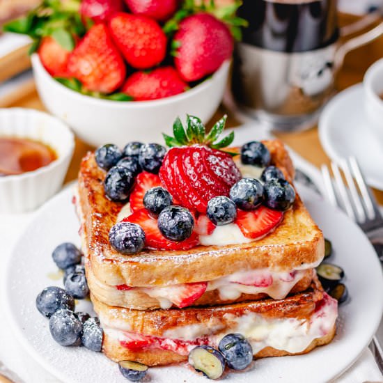 Cream Cheese French Toast - Recipe photo by theyummybowl