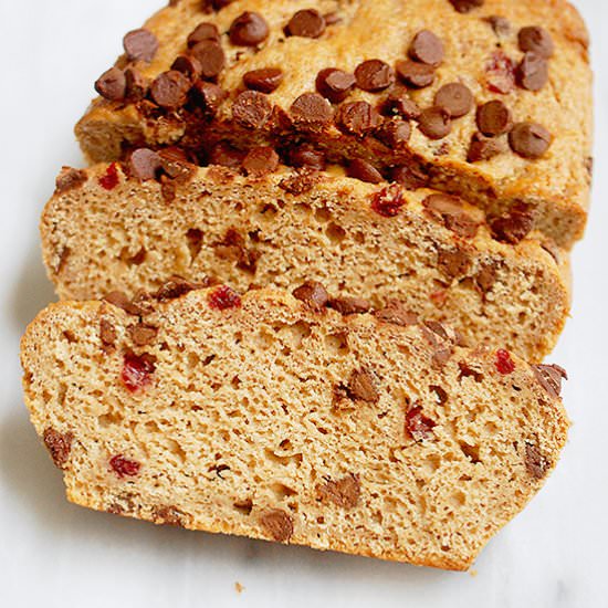 Cranberry chocolate chip bread - Recipe photo by evabakes