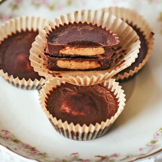 Mini Chocolate Peanut Butter Cups - Recipe photo by Adrienne Holton