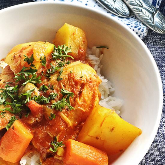 Easy Chicken Fricassee Cuban Style - Recipe photo by Bean Train