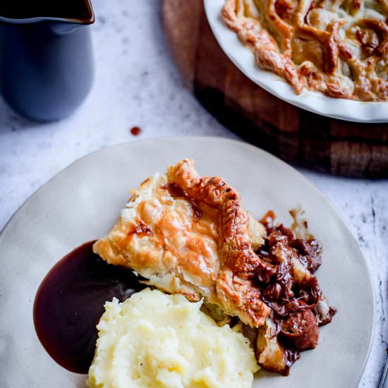 Easy Lamb and Sausage Pie - Recipe photo by tiffinandteaofficial