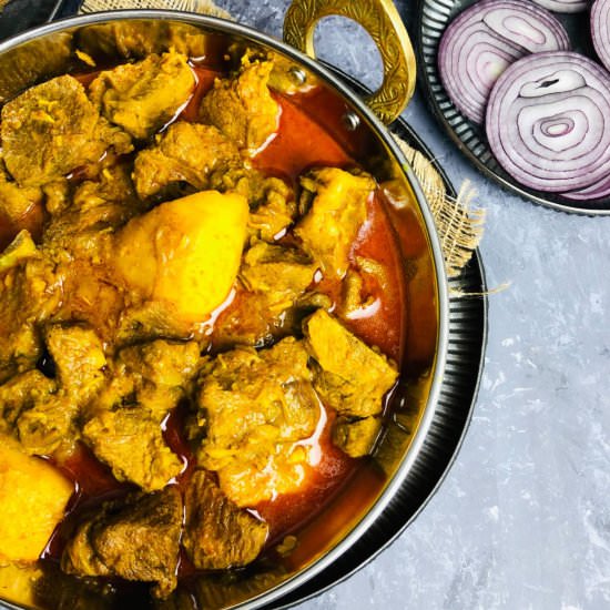 easy goat curry - Recipe photo by spicytamarind